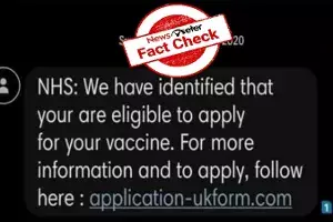 Fact Check: Viral NHS message seeking bank details for Covid vaccine is fake Fact Check: Viral NHS message seeking bank details for Covid vaccine is fake