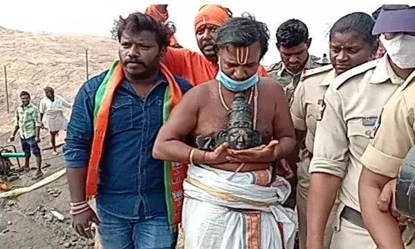 Ramatheertham temple vandalism:  Motive was to create tension, tarnish image of government, says CID chief