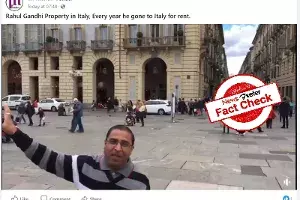 Fact Check: Viral video claiming Rahul Gandhi owns historic buildings in Italy is false Fact Check: Viral video claiming Rahul Gandhi owns historic buildings in Italy is false
