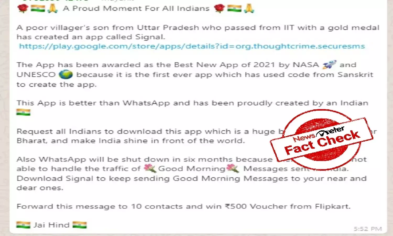 Fact check: For the record, Moxie Marlinspike and Brian Acton created `Signal, NOT man from Uttar Pradesh