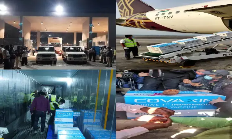 First batch of Bharat Biotechs Covaxin reaches 11 Indian cities