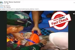 FACT CHECK: No, baby has not been rescued after plane crash in Indonesia FACT CHECK: No, baby has not been rescued after plane crash in Indonesia