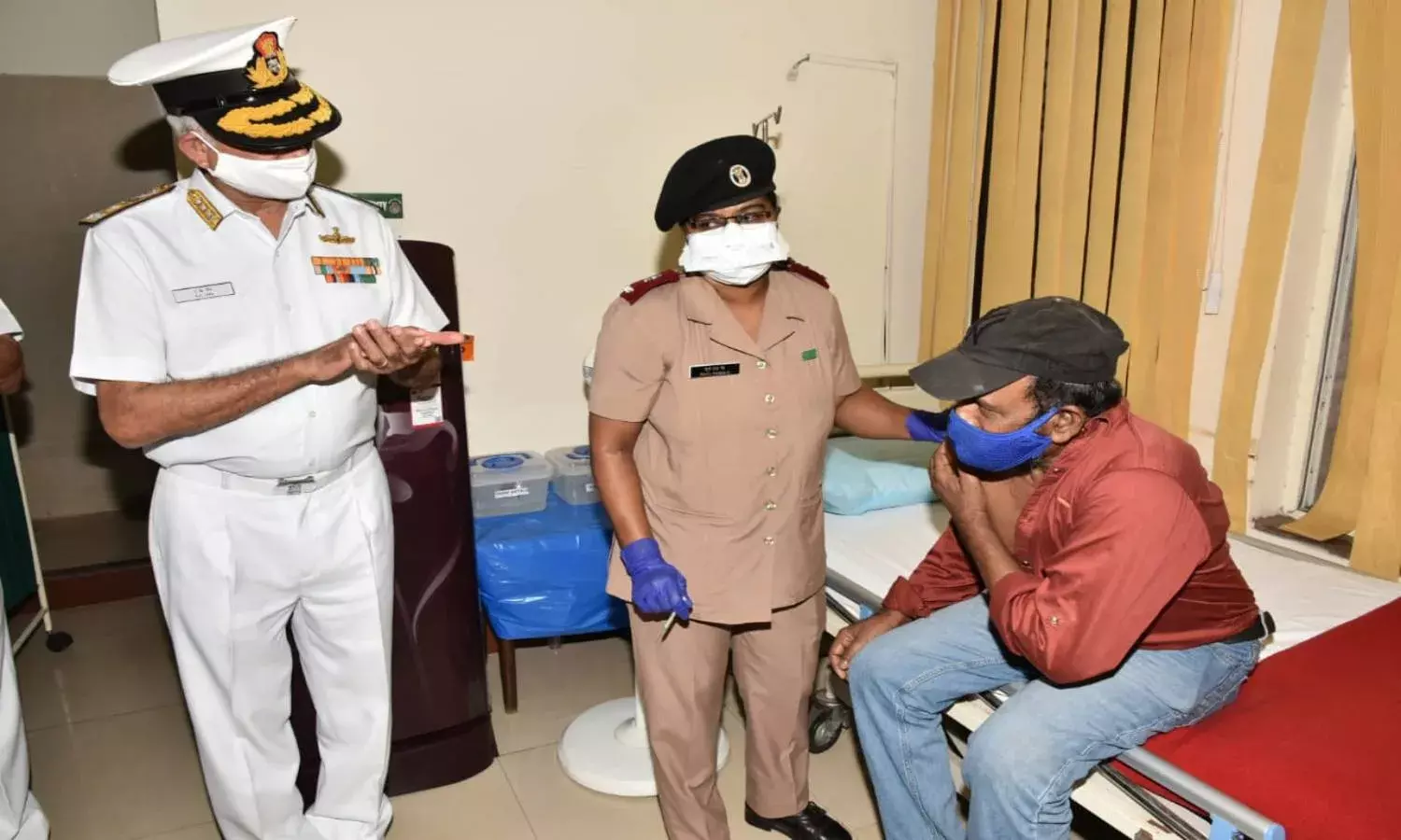 COVID-19 vaccination starts for Indian Navy at Visakhapatnam