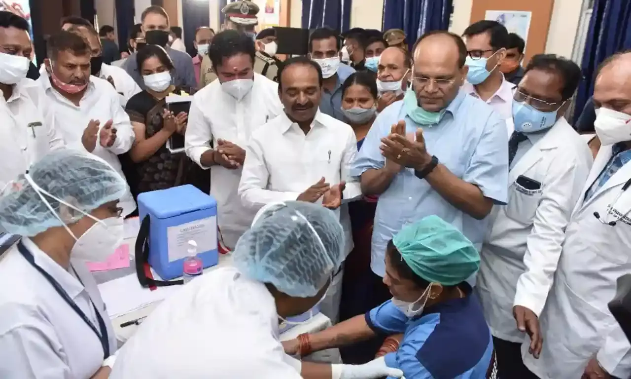 Telangana clears 84% of day ones COVID-19 vaccination target