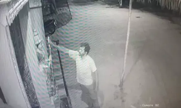 Video: Drunk man breaks tridents at East Godavari temple, arrested