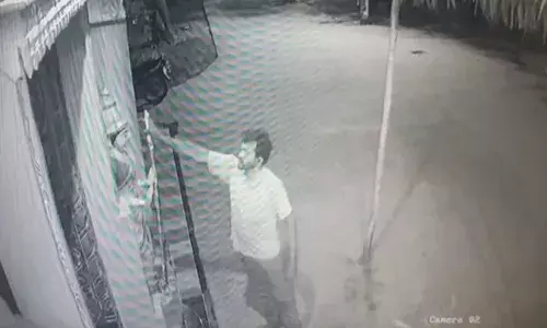Video: Drunk man breaks tridents at East Godavari temple, arrested