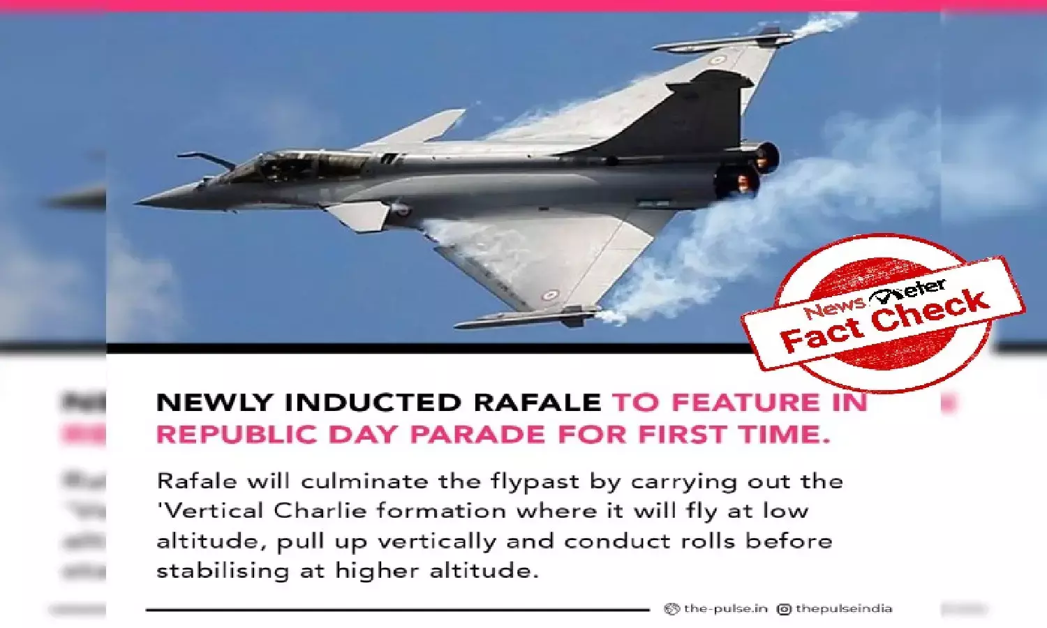 Fact check: True, newly inducted Rafale jets to be showcased at Republic day parade