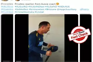 Fact Check: No, Indias win is not responsible for Justin Langers anger Fact Check: No, Indias win is not responsible for Justin Langers anger