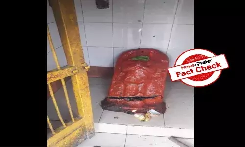 Fact Check: Photo of vandalized Hanuman idol from 2014 falsely linked to recent AP temple attacks