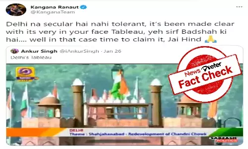 Fact Check: Video of Delhi tableau at Republic Day parade shared with false communal spin