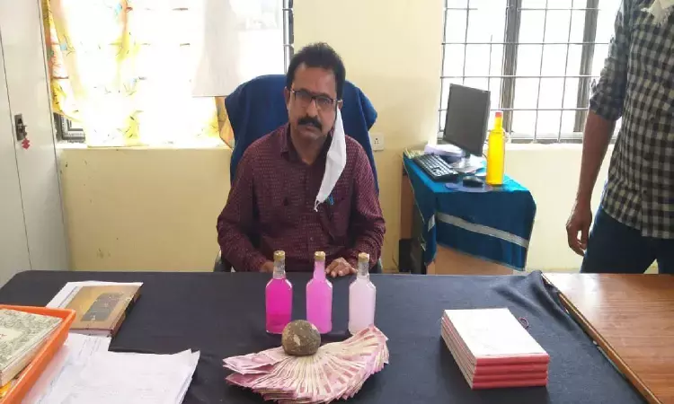 Adilabad engineer caught accepting bribe of Rs 2 lakh