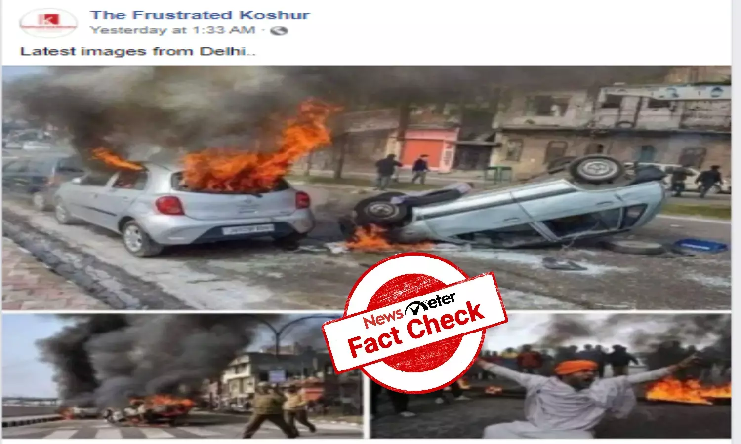 FACT CHECK: Old Jammu violence images passed off as farmers unrest in Delhi