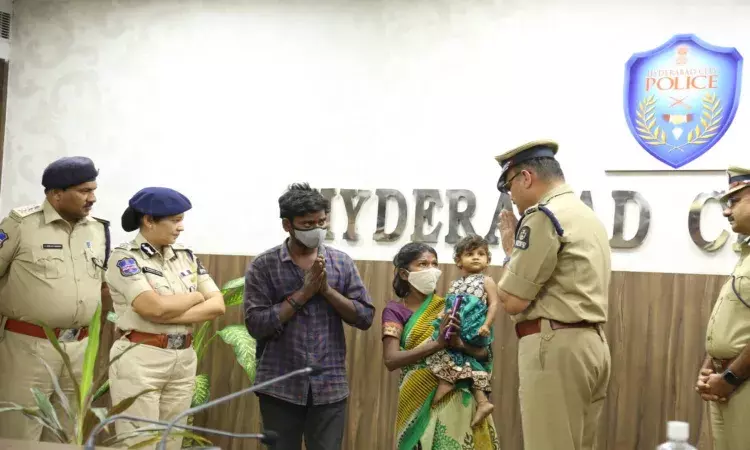 Hyderabad Cops save 2-year-old from kidnapper within 24 hours
