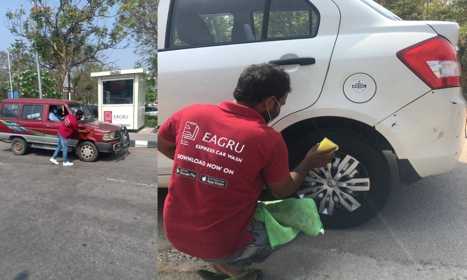 Hyderabad international airport launches waterless car washing