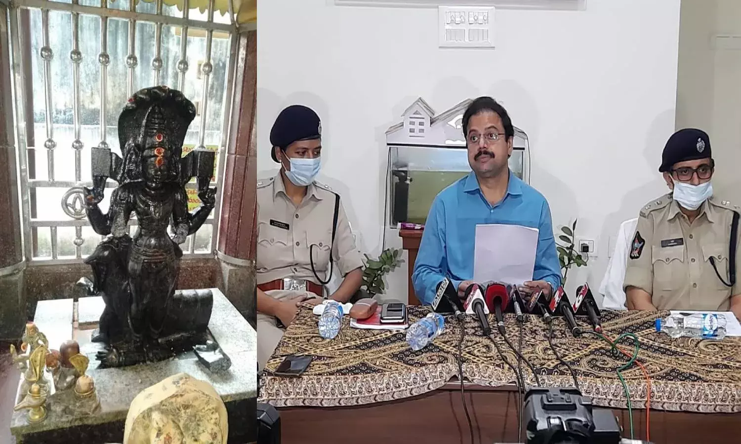 Temple desecration:  Priest, TDP leaders held for damaging Subrahmunya Swamy idol in East Godavari