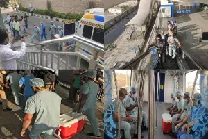 In a first Hyderabad Metro rail arranges a special train to transport organ In a first Hyderabad Metro rail arranges a special train to transport organ