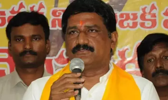 TDP MLA Ganta Srinivasa Rao tenders resignation protesting privatization of Vizag steel plant