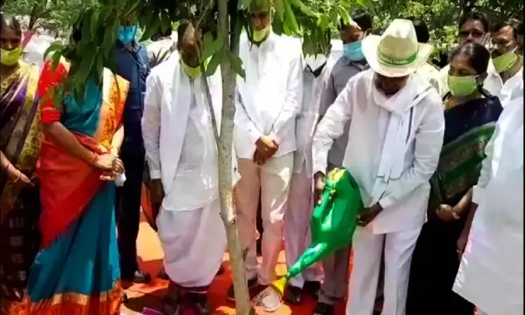 Green India Challenge to plant 1 crore sapling on KCRs birthday
