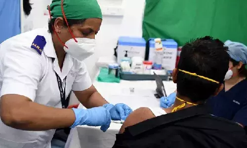 Covid vaccination rollout: Over 37 %  frontline workers inoculated in Telangana in three days