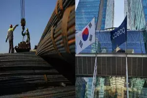 Amid disinvestment talks, South Korean `POSCO signs MoU with RINL Amid disinvestment talks, South Korean `POSCO signs MoU with RINL