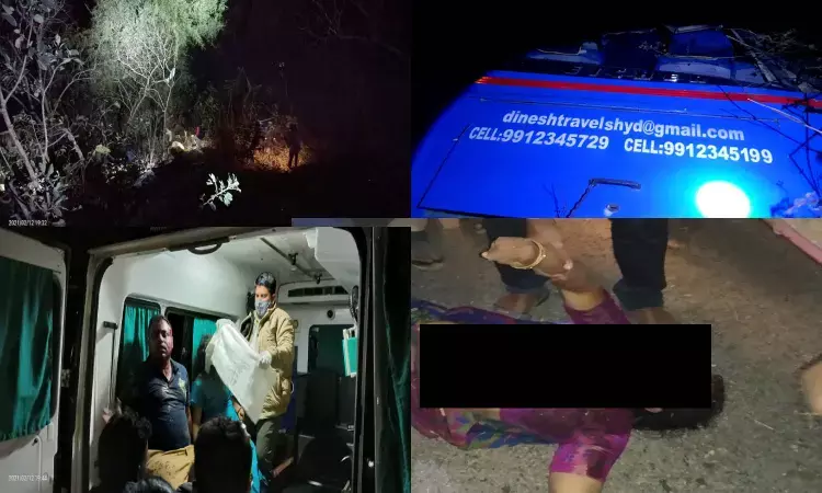 Araku accident: Four died 19 injured as tourist bus to Hyd plunges into  valley