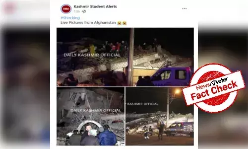 Fact Check: Photos of 2020 Turkey passed off as recent quake in Afghanistan