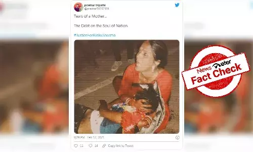 Fact check: Boy in viral image is not Rinku Sharma of Delhi, but Anurag Poddar of Bihar