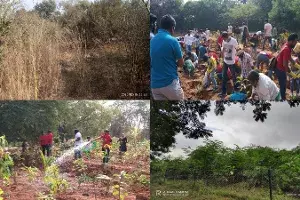 Mission 1 Cr trees: United Way of Hyd inaugurates Miyawaki Plantation at UoH Mission 1 Cr trees: United Way of Hyd inaugurates Miyawaki Plantation at UoH