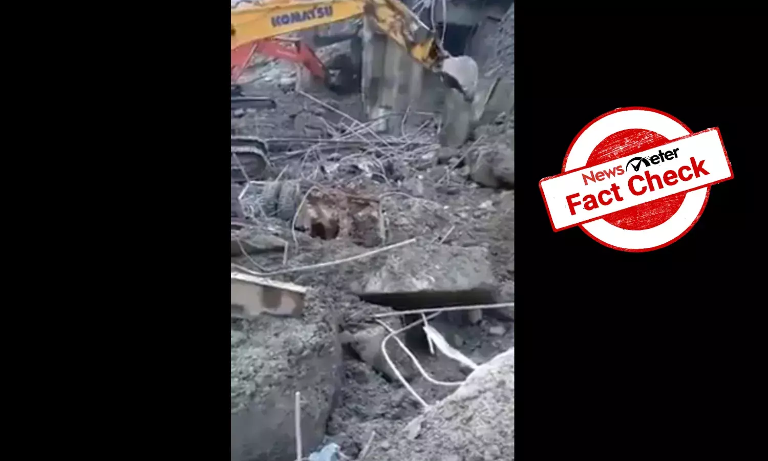 Fact Check: Video of people working with JCB excavators is not from LAC