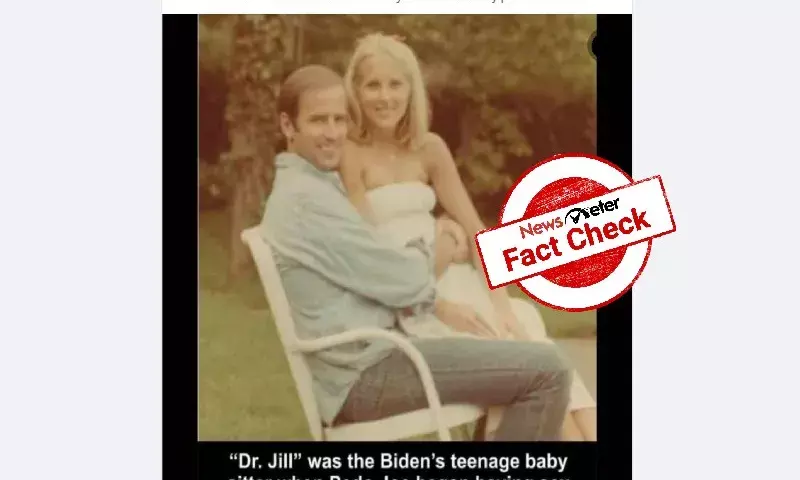Fact check: US first lady was not teenager when Joe Biden started dating her