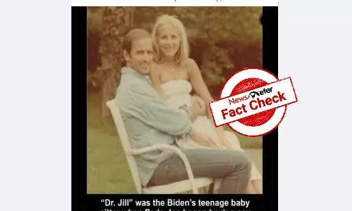 Fact check: US first lady was not teenager when Joe Biden started dating her