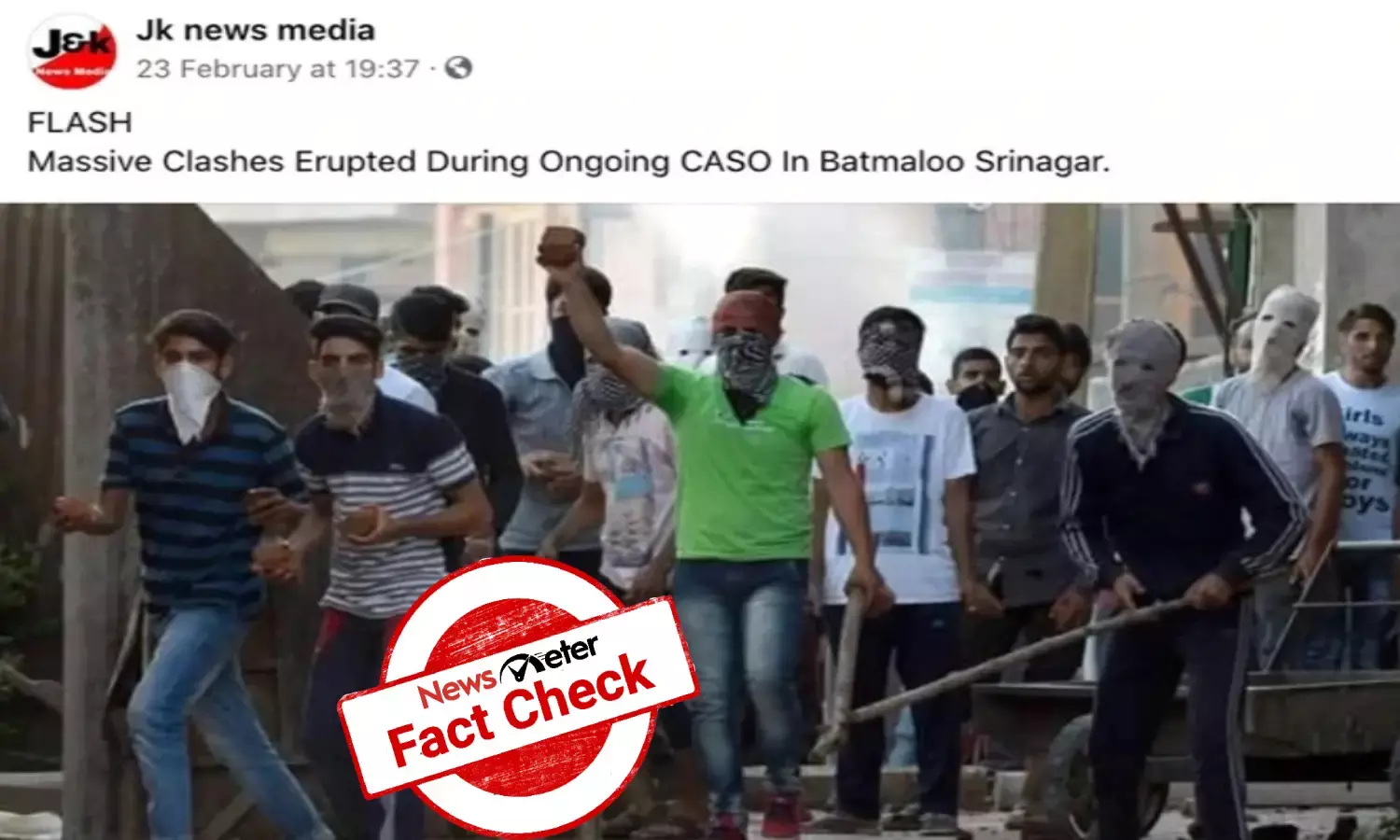 protests in Srinagar