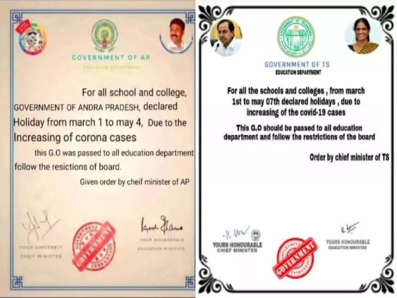 Fact Check Telangana Ap Have Not Announced 2 Month Holiday For Schools Colleges