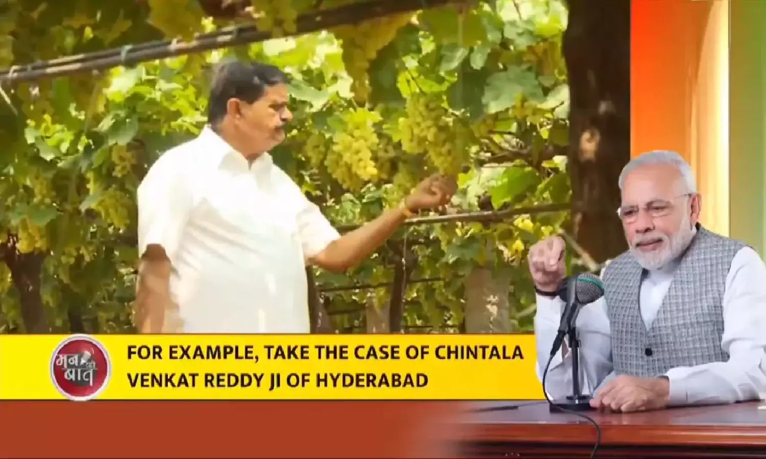 Modi praises Hyd-based Padma Shri Awardee Chintala Venkat Reddy in Mann Ki Baat