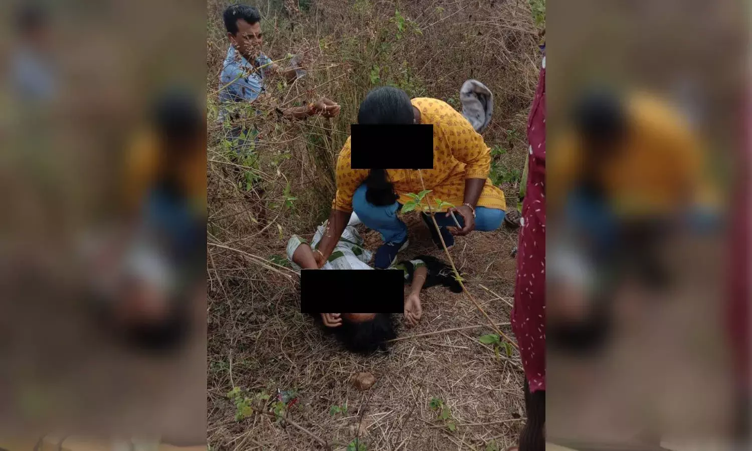 Degree student  in Vizianagaram found unconscious with hands, legs tied