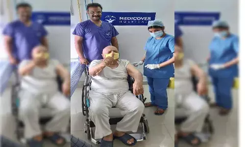 100 YO Jaidev Chowdhary oldest man to receive Covid-19 jab in Telangana