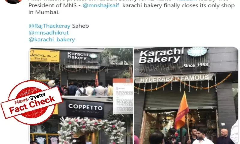 Karachi Bakery shut in Mumbai