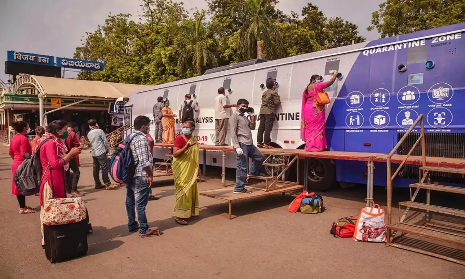 A year of Covid-19:  AP reports 8.9L cases, 7K deaths