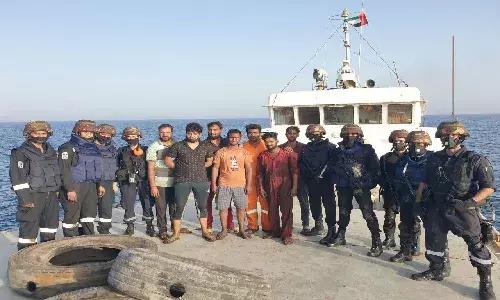 Navy assists cargo ship stranded in Gulf of Oman