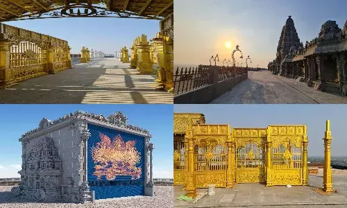 KCR instructs officials to complete renovations of Yadadri temple by 15th April