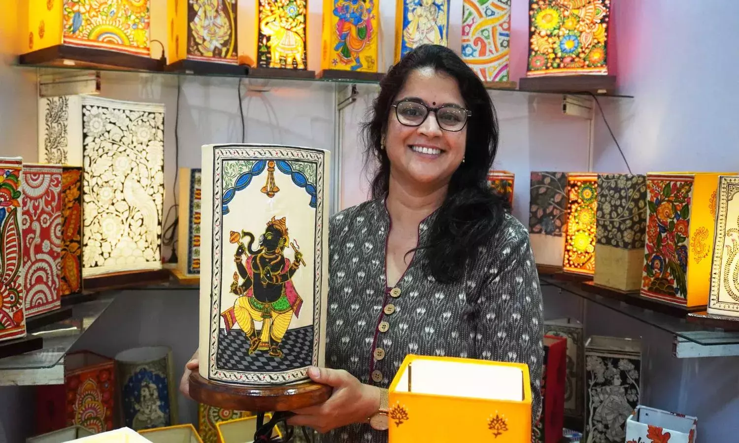 Hyd-based artist blends art, utility to create unique handcrafted lamps