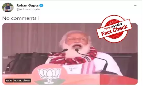 Fact Check: Modis speech about lying to poor edited to remove context