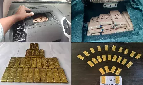 Smuggled gold worth Rs 11.63 Cr found hidden in dashboard in Hyderabad, 3 arrested
