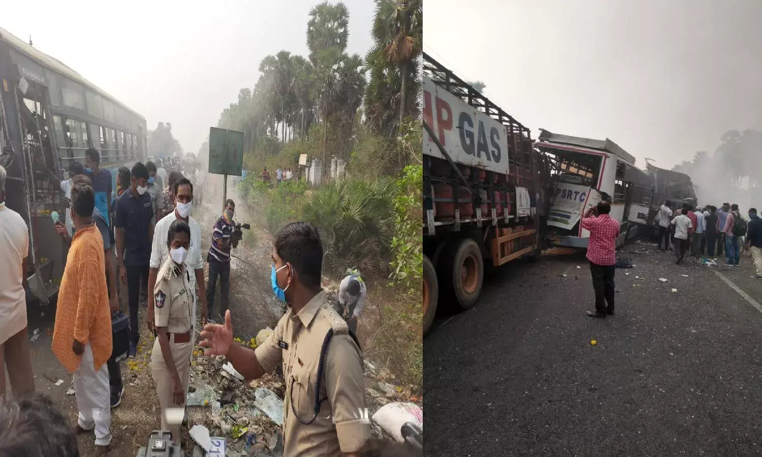 Vizianagaram mishap: Five dead, 25 injured in multiple vehicle collision