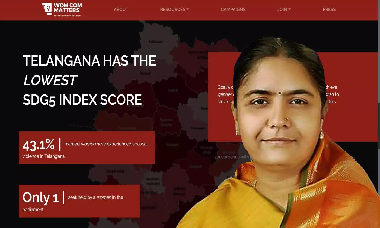 `WomComMatters:  When will be Telangana Womens Commission website up and running?