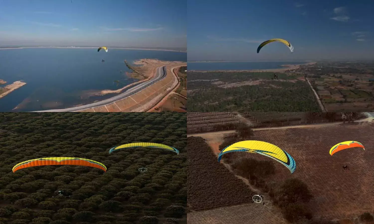 Video: Need wings? Go paragliding at Kondapochamma reservoir