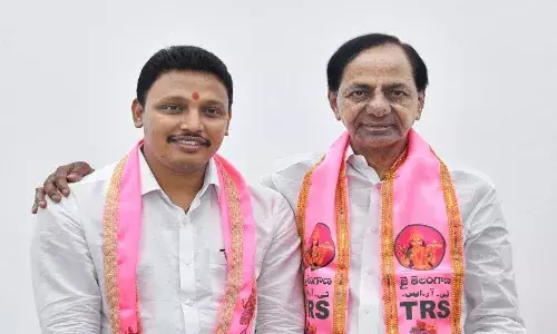 Late MLA Nomula Narsimhaiahs son is TRS candidate for Nagarjuna Sagar by-poll