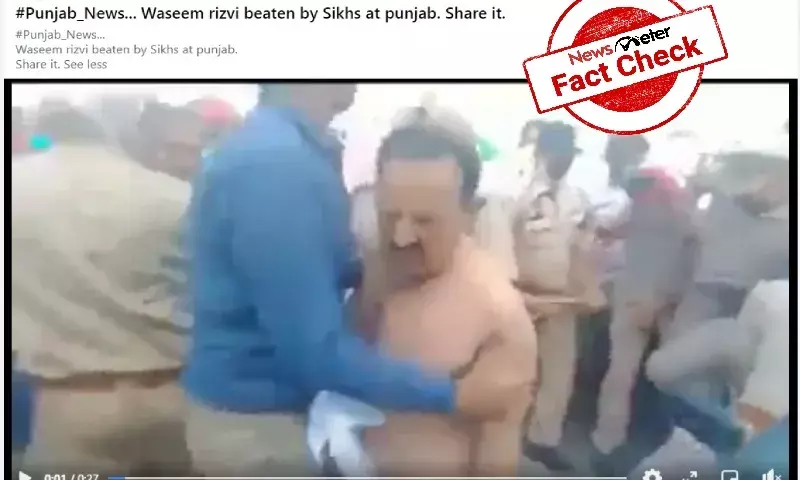 Waseem Rizvi is safe, BJP MLA beaten up