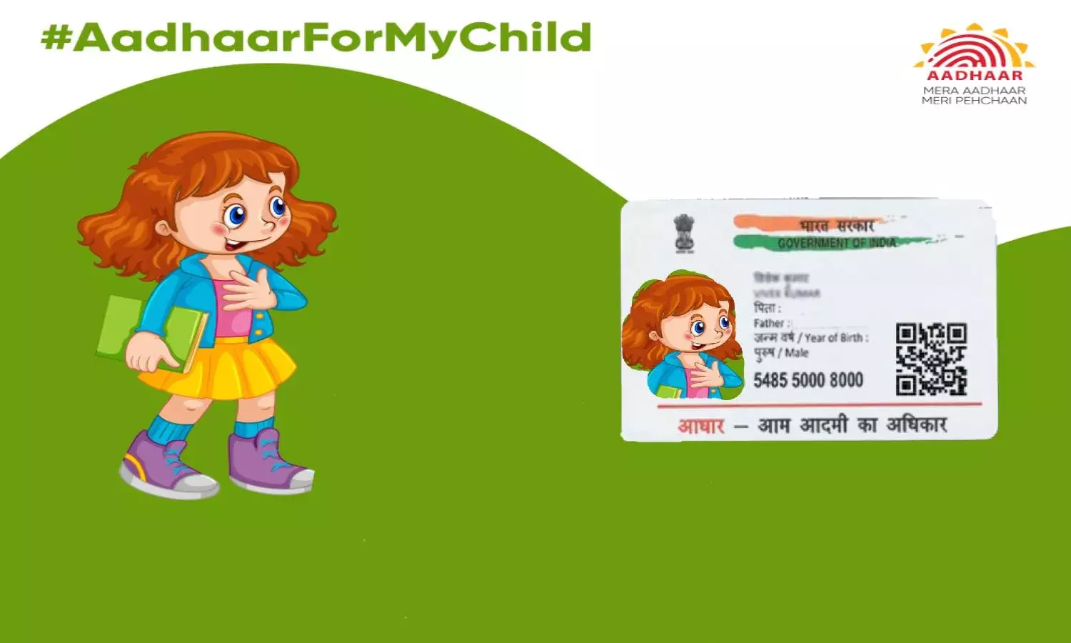 How to enroll children below five for Aadhaar