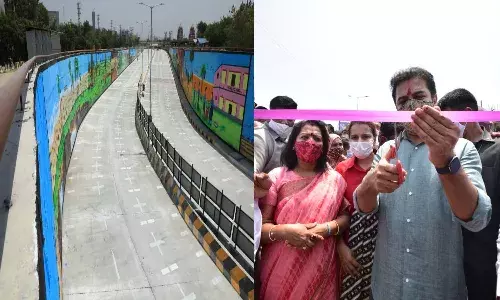 Goodbye gridlock: KTR inaugurates four-lane Hi-Tech City Road under Bridge